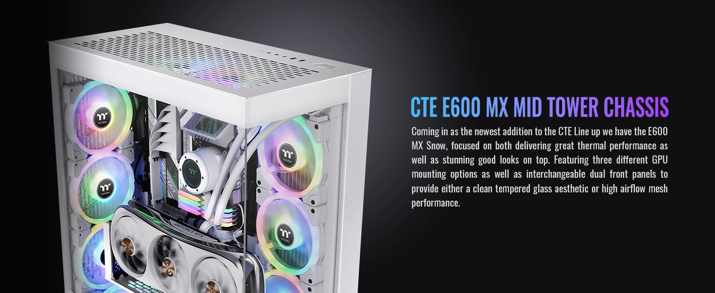 Thermaltake CTE E600 MX Mid Tower E-ATX Case